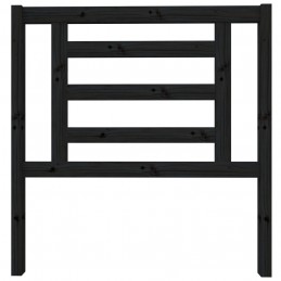Acquista Testiera per Letto Nera 96x4x100 cm in Legno Massello di Pino con riferimento GHV-818804 della ditta GARDENHOME