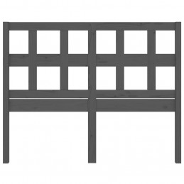 Acquista Testiera per Letto Grigia 125,5x4x100 cm Legno Massello di Pino con riferimento GHV-818912 della ditta GARDENHOME