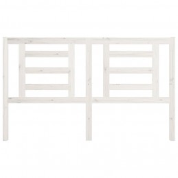 Acquista Testiera per Letto Bianca 166x4x100cm in Legno Massello di Pino con riferimento GHV-818831 della ditta GARDENHOME