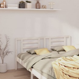 Acquista Testiera per Letto Bianca 166x4x100cm in Legno Massello di Pino con riferimento GHV-818831 della ditta GARDENHOME