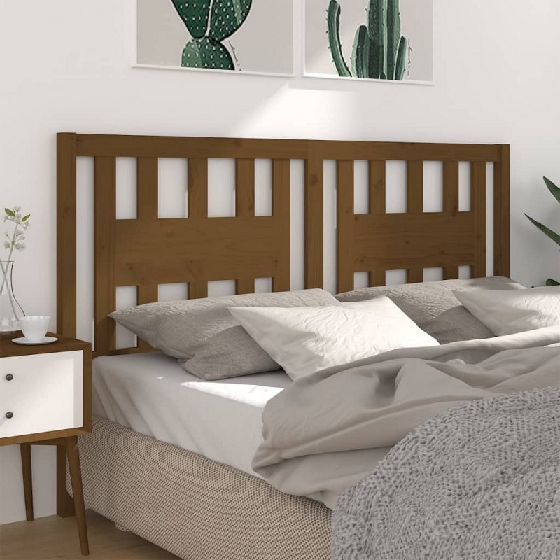 Acquista Testiera per Letto Miele 126x4x100 cm in Legno di Pino con riferimento GHV-818663 della ditta GARDENHOME