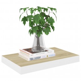 Acquista Scaffali a Parete 2 pz Rovere e Bianco 50x23x3,8 cm in MDF con riferimento GHV-326574 della ditta GARDENHOME