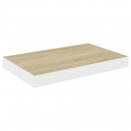 Acquista Scaffali a Parete 2 pz Rovere e Bianco 50x23x3,8 cm in MDF con riferimento GHV-326574 della ditta GARDENHOME