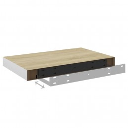 Acquista Scaffali a Parete 2 pz Rovere e Bianco 50x23x3,8 cm in MDF con riferimento GHV-326574 della ditta GARDENHOME