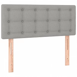 Acquista Letto a Molle Materasso e LED Grigio Chiaro 100x200 cm Tessuto con riferimento GHV-3134013 della ditta GARDENHOME