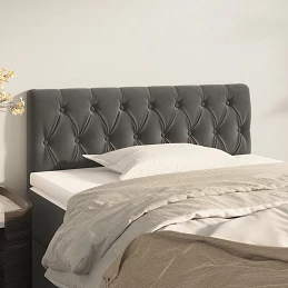 Acquista Testiera Grigio Scuro 90x7x78/88 cm in Velluto con riferimento GHV-346321 della ditta GARDENHOME