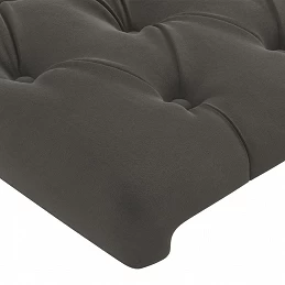 Acquista Testiera Grigio Scuro 90x7x78/88 cm in Velluto con riferimento GHV-346321 della ditta GARDENHOME