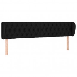 Acquista Testiera ad Orecchio Nera 183x23x78/88 cm in Tessuto con riferimento GHV-3117496 della ditta GARDENHOME