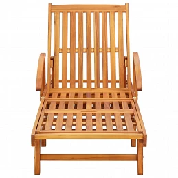 Acquista Sdraio 2 pz con Cuscini in Legno Massello di Acacia con riferimento GHV-3077331 della ditta GARDENHOME