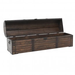Acquista Baule in Legno Massello Stile Vintage 120x30x40 cm con riferimento GHV-245801 della ditta GARDENHOME