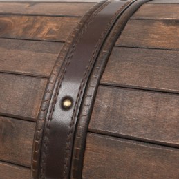 Acquista Baule in Legno Massello Stile Vintage 120x30x40 cm con riferimento GHV-245801 della ditta GARDENHOME