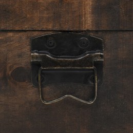 Acquista Baule in Legno Massello Stile Vintage 120x30x40 cm con riferimento GHV-245801 della ditta GARDENHOME