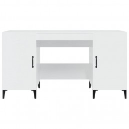 Acquista Scrivania Bianco Lucido 140x50x75 cm in Legno Multistrato con riferimento GHV-812777 della ditta GARDENHOME