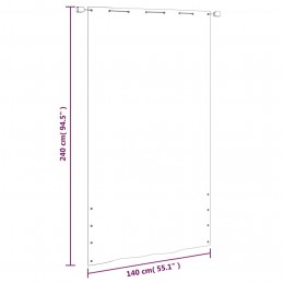 Acquista Paravento per Balcone Verde Chiaro 140x240 cm in Tessuto Oxford con riferimento GHV-148516 della ditta GARDENHOME