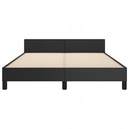 Acquista Giroletto con Testiera Nero 140x200 cm in Similpelle con riferimento GHV-347501 della ditta GARDENHOME