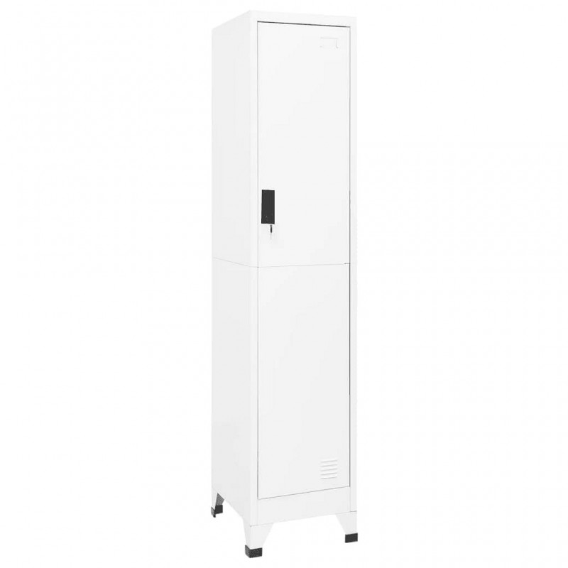 Acquista Armadietto con Serratura Bianco 38x45x180 cm in Acciaio con riferimento GHV-339772 della ditta GARDENHOME