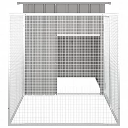 Acquista Gabbia per Conigli Grigia 200x91x100 cm Acciaio Zincato con riferimento GHV-3155528 della ditta GARDENHOME