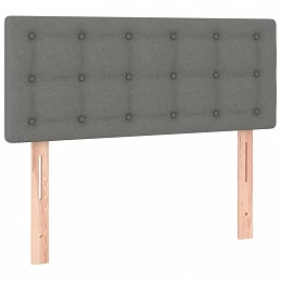 Acquista Letto a Molle Materasso e LED Grigio Scuro 100x200cm in Tessuto con riferimento GHV-3133454 della ditta GARDENHOME