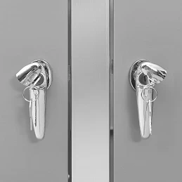 Acquista Copri Bidoni Pattume Quadruplo 276,5x77,5x115,5cm Acciaio Inox con riferimento GHV-149561 della ditta GARDENHOME