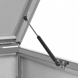 Acquista Copri Bidoni Pattume Quadruplo 276,5x77,5x115,5cm Acciaio Inox con riferimento GHV-149561 della ditta GARDENHOME