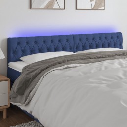 Acquista Testiera a LED Blu 200x7x78/88 cm in Tessuto con riferimento GHV-3121976 della ditta GARDENHOME