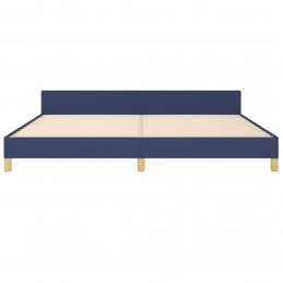Acquista Giroletto con Testiera Blu 180x200 cm in Tessuto con riferimento GHV-3125330 della ditta GARDENHOME