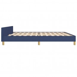 Acquista Giroletto con Testiera Blu 180x200 cm in Tessuto con riferimento GHV-3125330 della ditta GARDENHOME