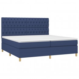 Acquista Giroletto a Molle con Materasso Blu 200x200 cm in Tessuto con riferimento GHV-3142607 della ditta GARDENHOME