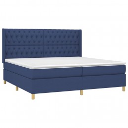 Acquista Giroletto a Molle con Materasso Blu 200x200 cm in Tessuto con riferimento GHV-3132263 della ditta GARDENHOME