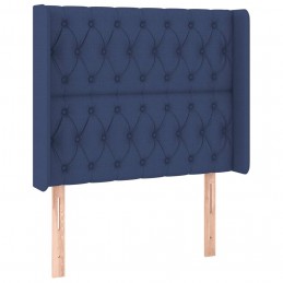 Acquista Testiera a LED Blu 103x16x118/128 cm in Tessuto con riferimento GHV-3124380 della ditta GARDENHOME