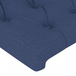 Acquista Testiera a LED Blu 103x16x118/128 cm in Tessuto con riferimento GHV-3124380 della ditta GARDENHOME
