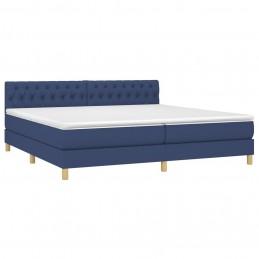 Acquista Letto a Molle Materasso e LED Blu 200x200cm in Tessuto con riferimento GHV-3133987 della ditta GARDENHOME