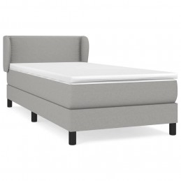 Acquista Giroletto a Molle con Materasso Grigio Chiaro 90x200 cm Tessuto con riferimento GHV-3126133 della ditta GARDENHOME