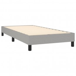 Acquista Giroletto a Molle con Materasso Grigio Chiaro 90x200 cm Tessuto con riferimento GHV-3126133 della ditta GARDENHOME