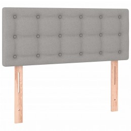 Acquista Giroletto a Molle con Materasso Grigio Chiaro 90x200 cm Tessuto con riferimento GHV-3140345 della ditta GARDENHOME