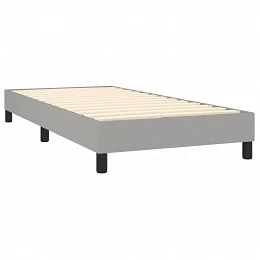 Acquista Giroletto a Molle con Materasso Grigio Chiaro 90x200 cm Tessuto con riferimento GHV-3139865 della ditta GARDENHOME