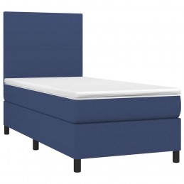 Acquista Letto a Molle con Materasso e LED Blu 90x190 cm in Tessuto con riferimento GHV-3134683 della ditta GARDENHOME