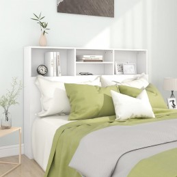 Acquista Testiera con Scomparti Bianca 140x19x103,5 cm con riferimento GHV-811862 della ditta GARDENHOME