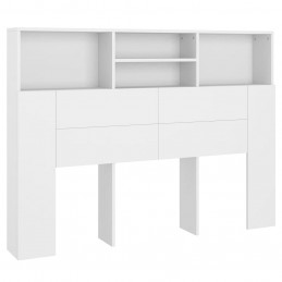 Acquista Testiera con Scomparti Bianca 140x19x103,5 cm con riferimento GHV-811862 della ditta GARDENHOME