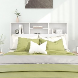 Acquista Testiera con Scomparti Bianca 140x19x103,5 cm con riferimento GHV-811862 della ditta GARDENHOME