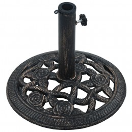 Acquista Base Ombrellone Nero e Bronzo 9 kg 40 cm in Ghisa con riferimento GHV-47865 della ditta GARDENHOME