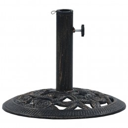 Acquista Base Ombrellone Nero e Bronzo 9 kg 40 cm in Ghisa con riferimento GHV-47865 della ditta GARDENHOME