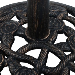 Acquista Base Ombrellone Nero e Bronzo 9 kg 40 cm in Ghisa con riferimento GHV-47865 della ditta GARDENHOME