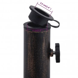 Acquista Base Ombrellone Nero e Bronzo 9 kg 40 cm in Ghisa con riferimento GHV-47865 della ditta GARDENHOME