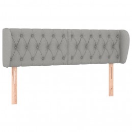 Acquista Testiera ad Orecchio Grigio Chiaro 147x23x78/88 cm in Tessuto con riferimento GHV-3117478 della ditta GARDENHOME