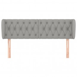 Acquista Testiera ad Orecchio Grigio Chiaro 147x23x78/88 cm in Tessuto con riferimento GHV-3117478 della ditta GARDENHOME