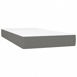 Acquista Giroletto a Molle con Materasso Grigio Scuro 90x200 cm Tessuto con riferimento GHV-3131242 della ditta GARDENHOME