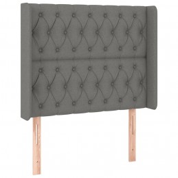 Acquista Letto a Molle Materasso e LED Grigio Scuro 90x200 cm in Tessuto con riferimento GHV-3138526 della ditta GARDENHOME