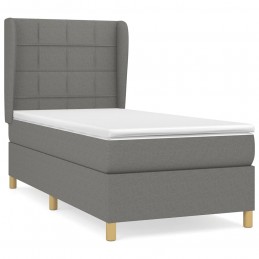Acquista Giroletto a Molle con Materasso Grigio Scuro 80x200 cm Tessuto con riferimento GHV-3128478 della ditta GARDENHOME