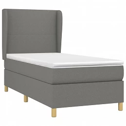Acquista Giroletto a Molle con Materasso Grigio Scuro 80x200 cm Tessuto con riferimento GHV-3128318 della ditta GARDENHOME